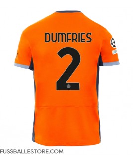 Günstige Inter Milan Denzel Dumfries #2 3rd trikot 2023-24 Kurzarm